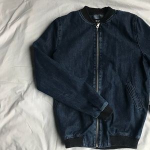 Missguided Denim Bomber Jacket